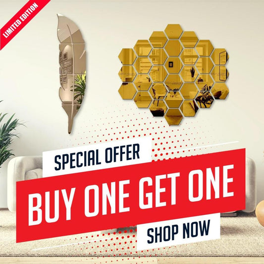 Leaf &amp; Hexa Wall Hanging